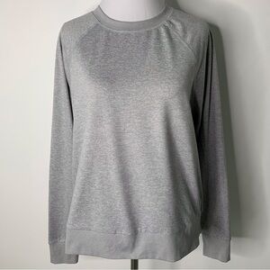 Vuori Women's Grey Crew Neck Long Sleeve Sweatshirt Size Medium